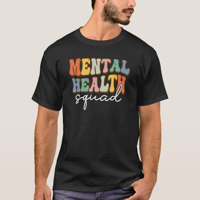 Camiseta Mental Health Squad Apreciation Day Tie Dye Women (Frente)