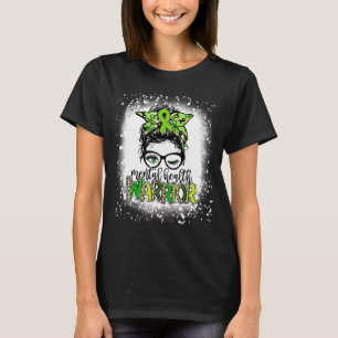 Camiseta Mental Health Warrior Messy Bun Mental Health Matt