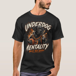 Camiseta Mentalidade de Cachorro Desfavorecido Labrador Pre