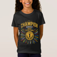 Mentalidade de Campeão Acima de Tudo Tipogr Medalh