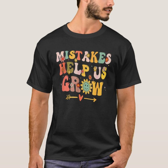Camiseta Mentalidade de Crescimento Groovy Positiva Profess (Frente)