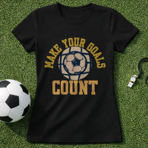 Camiseta Mentalidade de Gols no Futebol: Faça Seus Objetivo