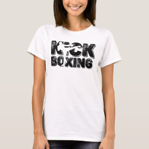 Camiseta Mentalidade de Guerreiro Destemido de Kickboxing