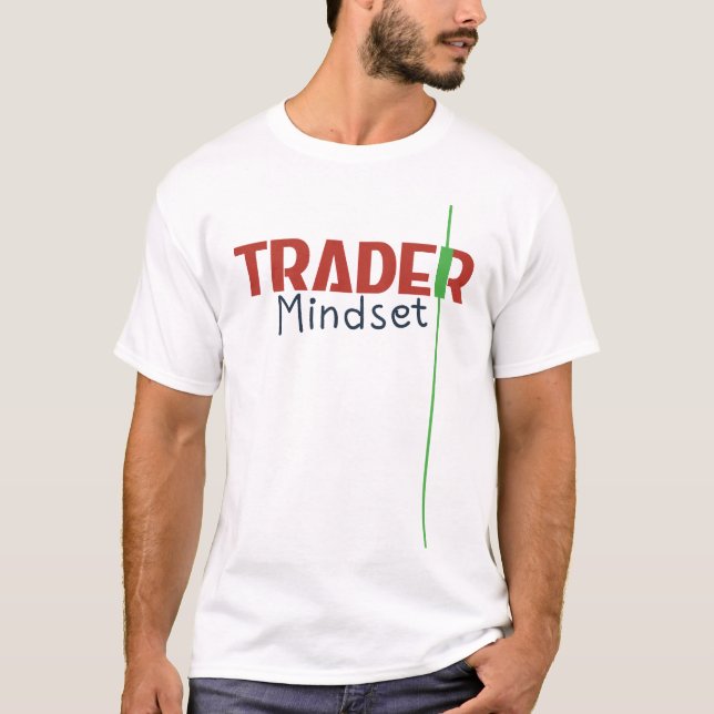 Camiseta Mentalidade de Trader – Negociação com Foco na Dis (Frente)