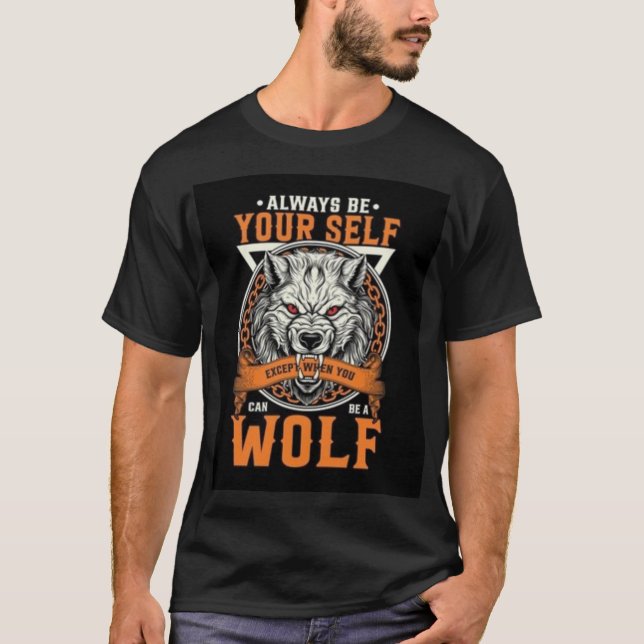 Camiseta Mentalidade do Lobo Alfa: Libere sua Fera Interior (Frente)