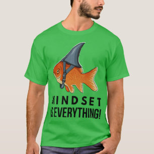 Camiseta Mentalidade é Tudo Peixe Dourado Motivacional Engr