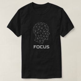 Camiseta Mentalidade Geométrica Radiante Arte de Linha