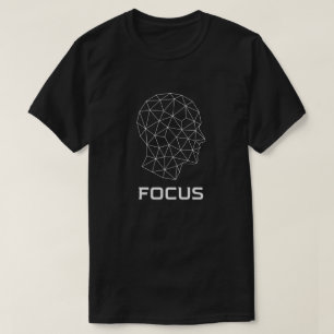 Camiseta Mentalidade Geométrica Radiante Arte de Linha
