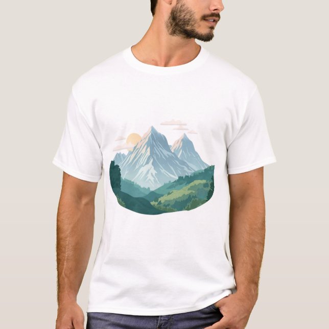 Camiseta Mentally in the Mountains – Escape Within (Frente)