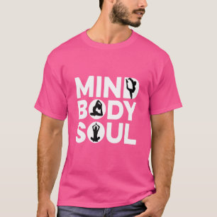 Camiseta Mente Corpo Alma Medita Espiritualidade