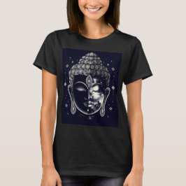Camiseta Mente Cósmica de Buda - Iluminação da Nebulosa Zen