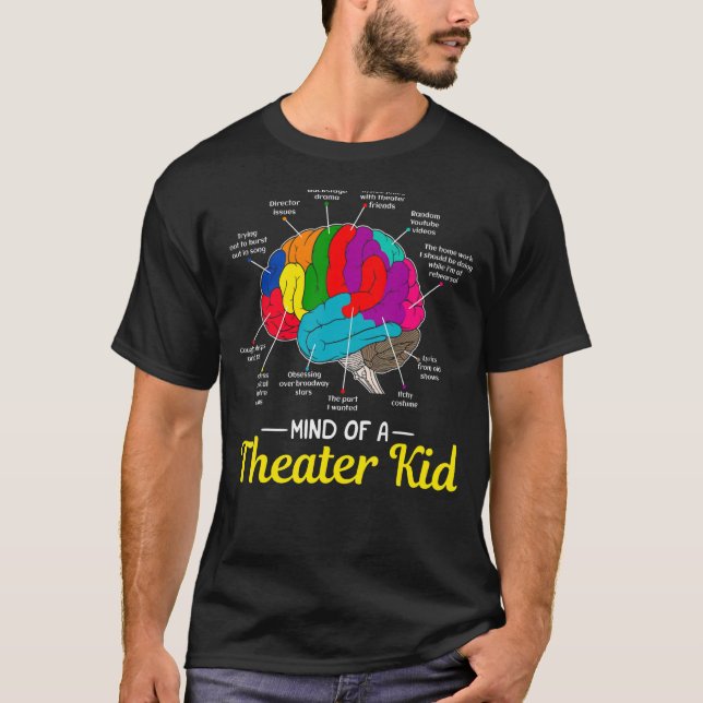 Camiseta Mente De Teatro Infantil De Teatro Musical Para N (Frente)