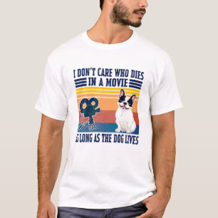 Camiseta Mente Enquanto O Cão Vive O Cachorro Francês Engra