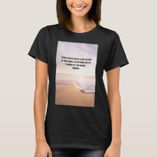 Camiseta Mente Forma Mundos Potência Do Adesivo De Percepçã