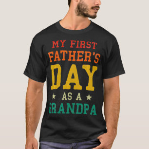 Camiseta Mente meu primeiro Dia de os pais como um vovô no 