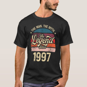 Camiseta Mente O Homem A Lenda Desde O Nascimento De 1997