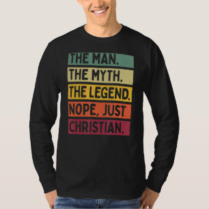 Camiseta Mente O Homem A Lenda Não Apenas Christi