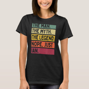 Camiseta Mente O Homem O Mito A Lenda Não Apenas Ian Qu