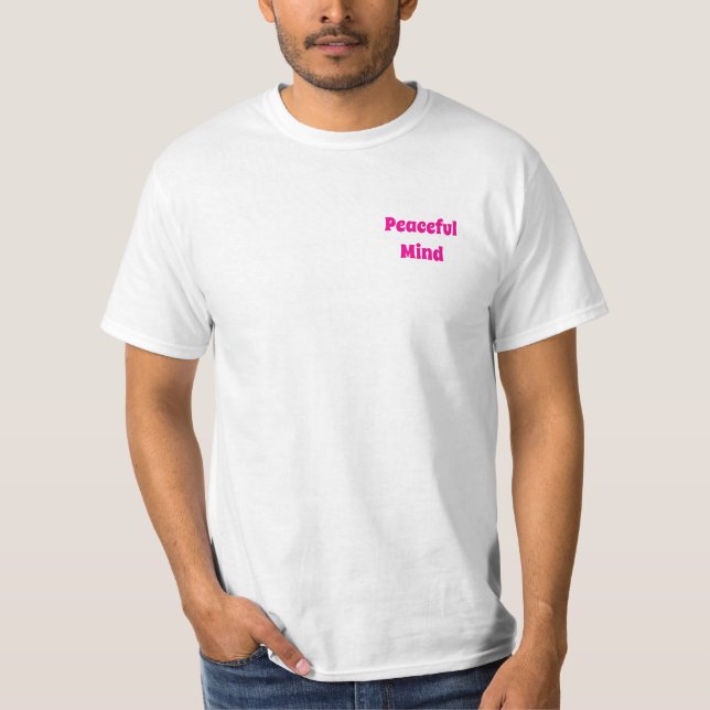 Camiseta Mente Pacífica (Frente)