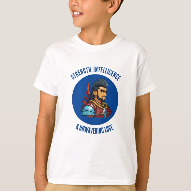 Camiseta Mente poderosa, Grande Coração: Grupo (Frente)
