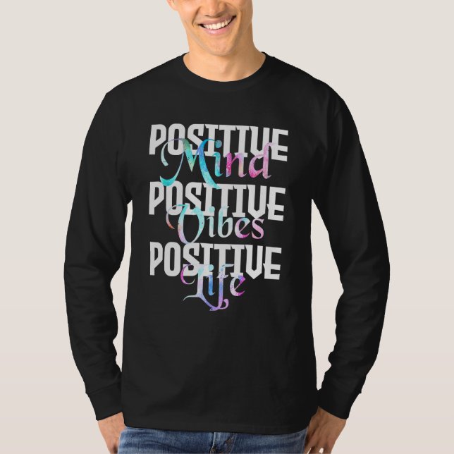 Camiseta Mente Positiva Víblias Positivas - Paz (Frente)