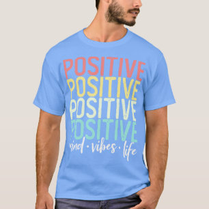Camiseta Mente Positiva Víbula Palavras De Vida Positivas