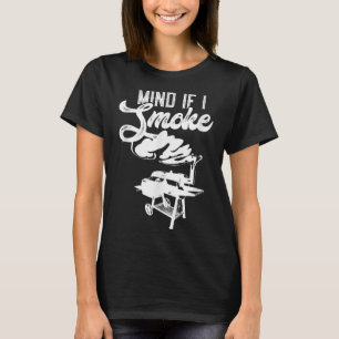 Camiseta Mente Se Fumar Fumante De Churrasco Engraçado &