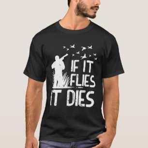 Camiseta Mente Se Voar Morre Pato Pata Pé Pheasant Hu