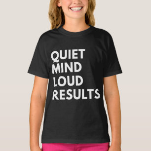 CAMISETA MENTE SILENCIOSA RESULTADOS ALTOS