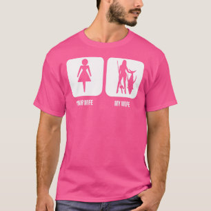 Camiseta Mente Sua Esposa Meu Pescador De Pesca Da Minha Es