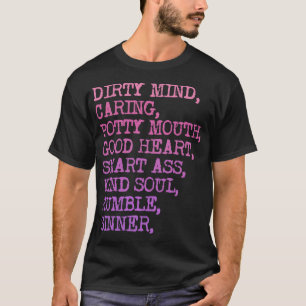 Camiseta Mente Suja Que Traz Boca Bom Humor Cardíaco