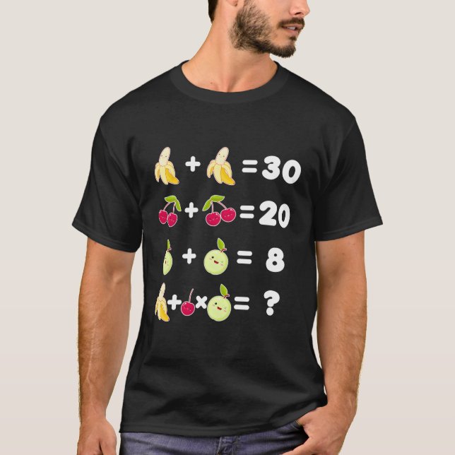 Camiseta Mente Teaser Para Matemática (Frente)