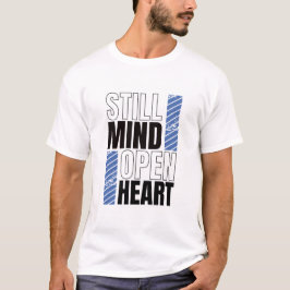 Camiseta Mente Tranquila, Coração Aberto