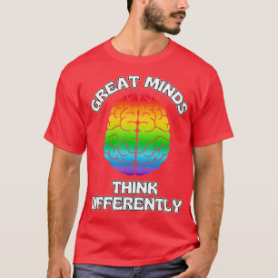 Camiseta Mentes excelentes Pensam Diferentes Comemoram Neur