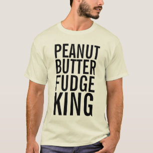 CAMISETA MENTIGENS DE T-SHIRTS DE REI DE MANTEIGA DE PEANUT