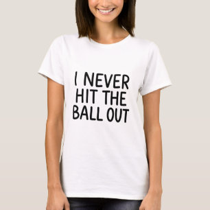 Camiseta Mentira Branca de Volei Nunca Sai Fora