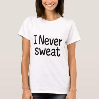 Camiseta Mentira Branca Engraçada de Volei Nunca Suo