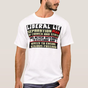 Camiseta Mentira liberal #666
