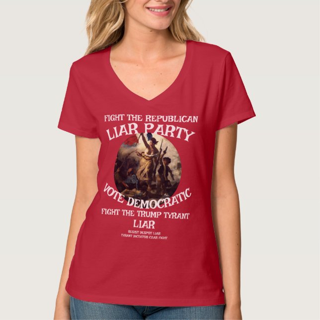 CAMISETA MENTIROSO CUSTO PREÇO MANTIMENTO SUBIR PAGAR INFLA (Frente)