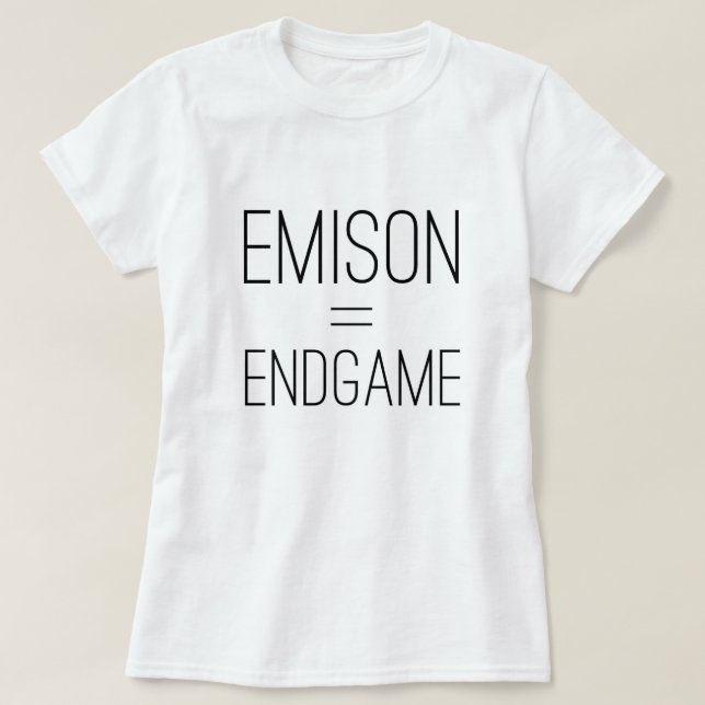 Camiseta Mentirosos pequenos bonito - 'Emison = Endgame (Frente do Design)