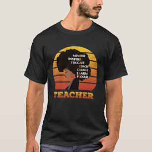 Camiseta Mentor Professor Inspirar Educar Treinar Mudar Apr