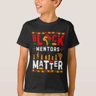 Camiseta Mentores do Mês da História Negra Problema Afro-Am