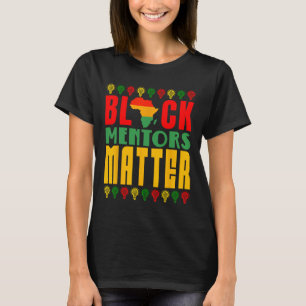 Camiseta Mentores Negros Problema Mês da História Negra Par