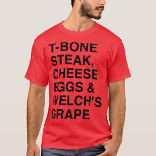 Camiseta menu café da manhã