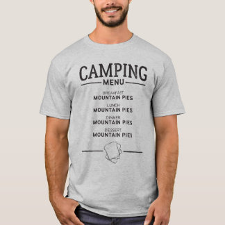 Camiseta Menu Camping Mountain Pies