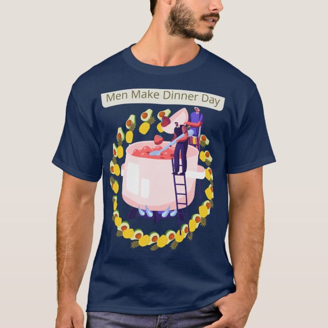 Camiseta menu de jantar dia e noite (Frente)