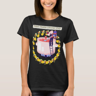 Camiseta menu de jantar dia e noite