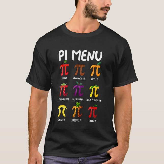 Camiseta Menu Pi Dia Pi Professores de Matemática 3.14 Símb (Frente)