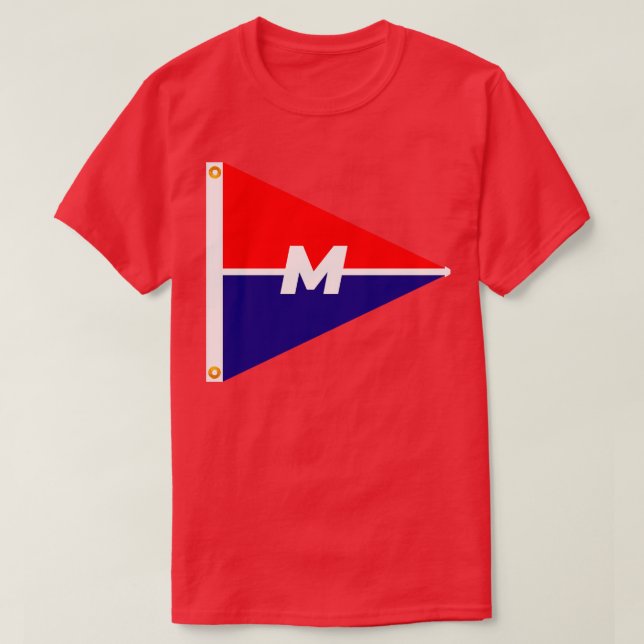 Camiseta MenunketeYacht Club Burgee TShirt (Frente do Design)