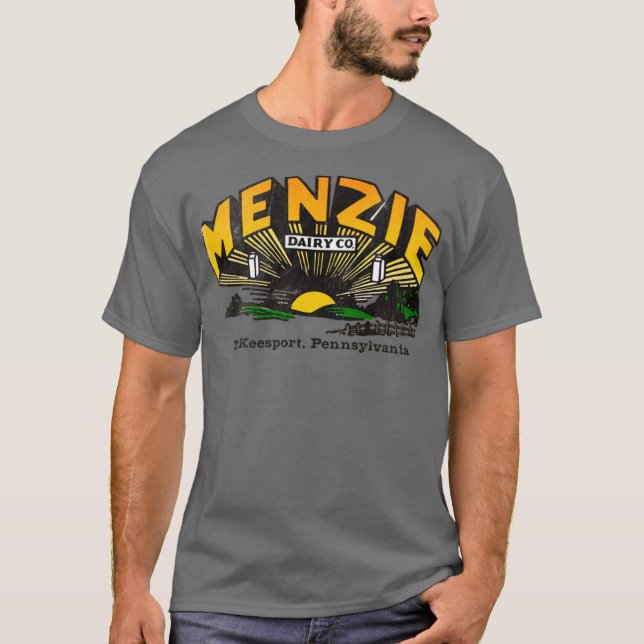 Camiseta Menzie Dairy Co. - McKeesport, PA (Frente)